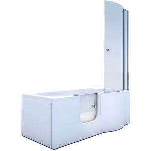 AcquaVapore Seniorendusche und Badewanne mit Tür S12D-L-EC Dusche 170x85 AcquaVapore Seniorendusche und Badewanne mit Tür S12D-L-EC Dusche 170x85