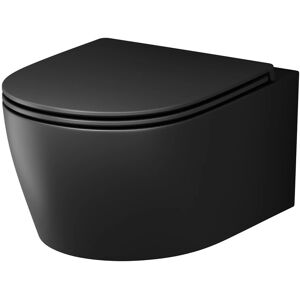 AM.PM Wand-WC mit Softclosing-Sitzabdeckung X-Joy S Spülrandlos Toilette, Hänge WC, CXB1700MBSC Schwarz AM.PM Wand-WC mit Softclosing-Sitzabdeckung X-Joy S Spülrandlos Toilette, Hänge WC, CXB1700MBSC Schwarz