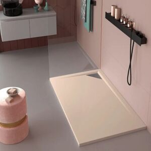 Mirlo Trinity Harz Duschwanne - Modern, Creme, 90x170cm Mirlo Trinity Harz Duschwanne - Modern, Creme, 90x170cm