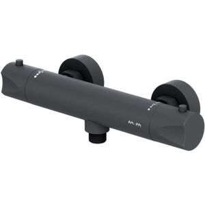 AM.PM Thermostat Duscharmatur Hit Brausearmatur aus Messing, Mischbatterie, Duschthermostat FTA40022 Schwarz AM.PM Thermostat Duscharmatur Hit Brausearmatur aus Messing, Mischbatterie, Duschthermostat FTA40022 Schwarz