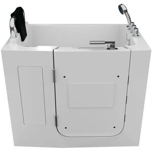 AcquaVapore AquaVapore Sitzbadewanne Senioren Wanne Sitzwanne mit Tür S08-TH-B-L 110x68cm AcquaVapore AquaVapore Sitzbadewanne Senioren Wanne Sitzwanne mit Tür S08-TH-B-L 110x68cm