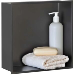 Dalsys Wandnische Edelstahl Moderne Duschnische 30x30x12cm Schwarz Dalsys Wandnische Edelstahl Moderne Duschnische 30x30x12cm Schwarz
