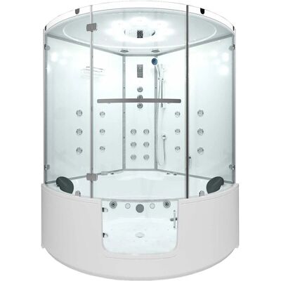 AcquaVapore AquaVapore Dampfdusche Whirlpool Dusche Duschkabine K60-WS-TH-EC 140x140cm AcquaVapore AquaVapore Dampfdusche Whirlpool Dusche Duschkabine K60-WS-TH-EC 140x140cm