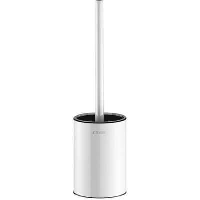 Delabie WC-Bürstengarnitur zur Wandmontage, Edelstahl pulverbeschichtet, weiß Delabie WC-Bürstengarnitur zur Wandmontage, Edelstahl pulverbeschichtet, weiß