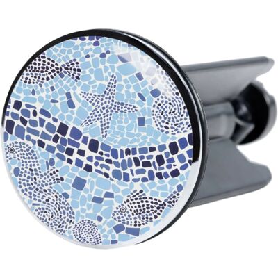 Sanilo Mosaic World Waschbeckenstöpsel - Hochwertig, Höhenverstellbar, Blau Sanilo Mosaic World Waschbeckenstöpsel - Hochwertig, Höhenverstellbar, Blau