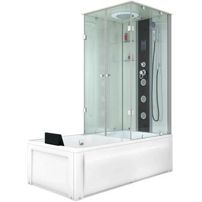 AcquaVapore Whirlpool Dusche Kombination K05-L01-WP-EC Duschtempel 180x90 AcquaVapore Whirlpool Dusche Kombination K05-L01-WP-EC Duschtempel 180x90