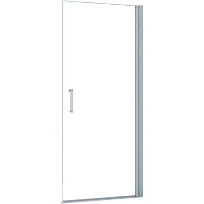 AICA Walk In Duschkabine 76x185cm Alu Silber Matt Pendel-Duschwand 5mm Nanoglas Begehbare Dusche Duschabtrennung AICA Walk In Duschkabine 76x185cm Alu Silber Matt Pendel-Duschwand 5mm Nanoglas Begehbare Dusche Duschabtrennung