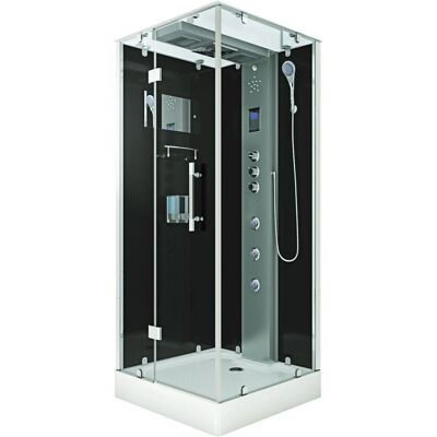 AcquaVapore AquaVapore Duschkabine Komplettdusche D38-13L1-EC Fertigdusche Dusche 90x90 cm AcquaVapore AquaVapore Duschkabine Komplettdusche D38-13L1-EC Fertigdusche Dusche 90x90 cm
