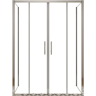 AICA 120cm Schiebetür mit 90x90cm Seitenwand H.190cm 5mm ESG Glas U-Form Duschkabine Duschabtrennung U-kabinen AICA 120cm Schiebetür mit 90x90cm Seitenwand H.190cm 5mm ESG Glas U-Form Duschkabine Duschabtrennung U-kabinen