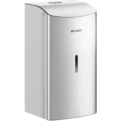 Delabie Elektronischer Flüssigseifenspender 0,5, Edelstahl 1.4301 hochglanzpoliert. Delabie Elektronischer Flüssigseifenspender 0,5, Edelstahl 1.4301 hochglanzpoliert.