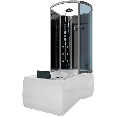 AcquaVapore Kombination Whirlpool Dusche K50-L33-WP Duschkabine Wanne 170x100 AcquaVapore Kombination Whirlpool Dusche K50-L33-WP Duschkabine Wanne 170x100