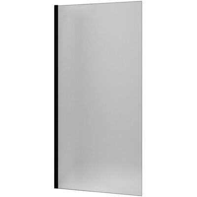 AICA Duschabtrennung 100x200cm Walk-in Schwarzrahmen Duschwand Duschtrennwand 10mm NANO Milchglas Mit Glasschutzfolie AICA Duschabtrennung 100x200cm Walk-in Schwarzrahmen Duschwand Duschtrennwand 10mm NANO Milchglas Mit Glasschutzfolie