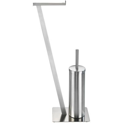 WENKO Stand WC-Garnitur Lirio Edelstahl Matt WENKO Stand WC-Garnitur Lirio Edelstahl Matt