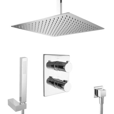 PaulGurkes Dusch Set 40cm Unterputz Regendusche mit Thermostat PaulGurkes Dusch Set 40cm Unterputz Regendusche mit Thermostat