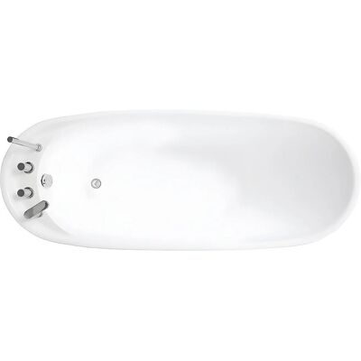 Vente-unique Freistehende Badewanne Natalia Schwarz 170 cm Vente-unique Freistehende Badewanne Natalia Schwarz 170 cm