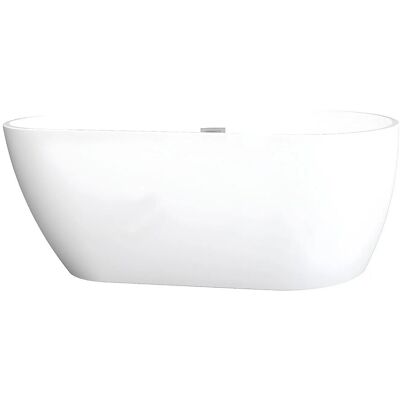 Vente-unique Freistehende Badewanne Lepine Weiß 160 cm Vente-unique Freistehende Badewanne Lepine Weiß 160 cm