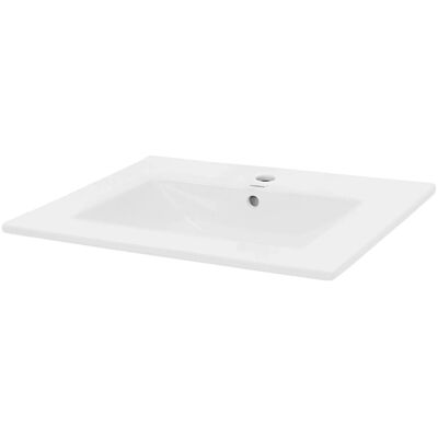 ECD Germany Keramik Rechteck Waschtisch - 610x465x175 mm ECD Germany Keramik Rechteck Waschtisch - 610x465x175 mm