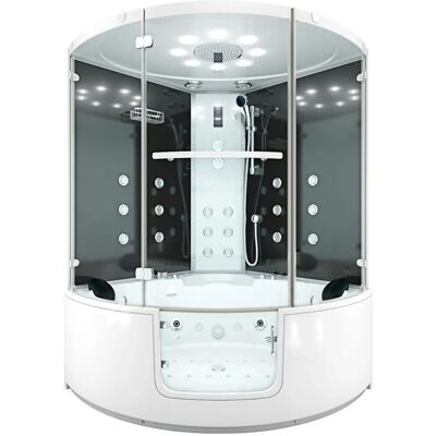 AcquaVapore AquaVapore Dampfdusche Whirlpool Dusche Duschkabine K60-SW-EH 140x140cm AcquaVapore AquaVapore Dampfdusche Whirlpool Dusche Duschkabine K60-SW-EH 140x140cm