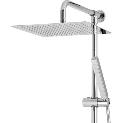 PaulGurkes Aufputz Regendusche Duschsystem Eckig Regenbrause Set 30cm PaulGurkes Aufputz Regendusche Duschsystem Eckig Regenbrause Set 30cm