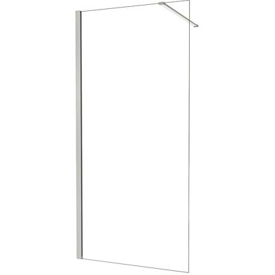 AICA Walk In Duschwand 50x200cm 8mm ESG Glas Nano Beschichtung Verchromt 90cm Stabilisator Duschabtrennung Chrom AICA Walk In Duschwand 50x200cm 8mm ESG Glas Nano Beschichtung Verchromt 90cm Stabilisator Duschabtrennung Chrom