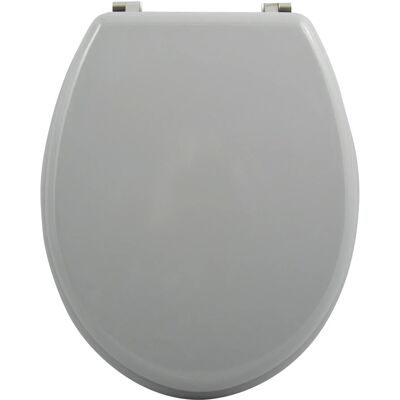 MSV WC-Sitz Cleo MDF 45 cm x 37 cm x 5,6 cm Grau MSV WC-Sitz Cleo MDF 45 cm x 37 cm x 5,6 cm Grau