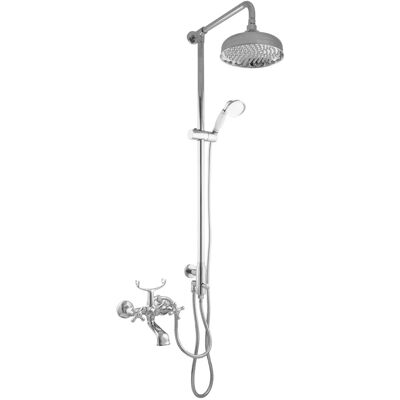 PaulGurkes 3-Wege Duschsystem Aufputz Nostalgie Retro für Badewannen Dusche Set PaulGurkes 3-Wege Duschsystem Aufputz Nostalgie Retro für Badewannen Dusche Set