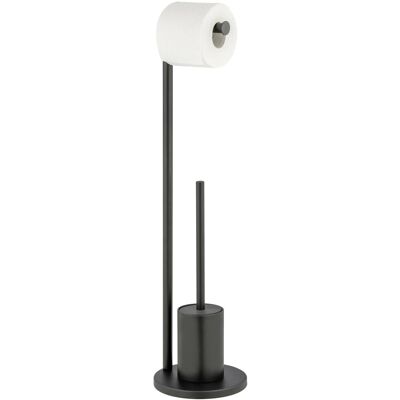 Wenko Stand mit WC-Garnitur Ferla Schwarz Wenko Stand mit WC-Garnitur Ferla Schwarz
