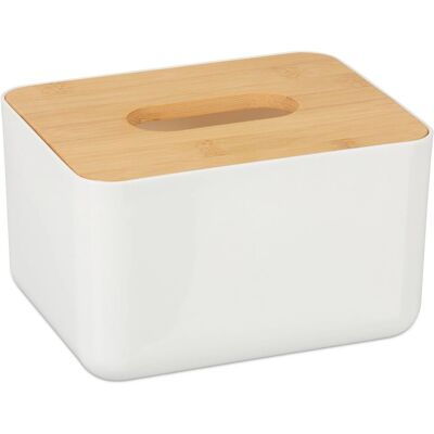 Relaxdays Bambus Taschentuchbox - Moderner Badeszimmer Dekor Relaxdays Bambus Taschentuchbox - Moderner Badeszimmer Dekor