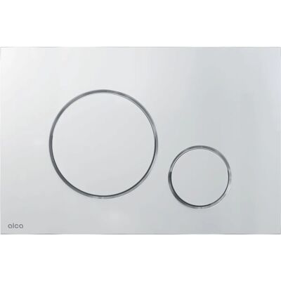 Alcaplast M672 - Doppelt Spülknopf - Mattchrom Alcaplast M672 - Doppelt Spülknopf - Mattchrom