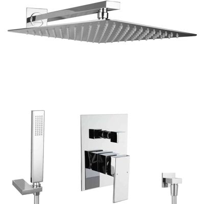 PaulGurkes Unterputz Dusch Set 40cm Rainshower Duschsystem Duschset PaulGurkes Unterputz Dusch Set 40cm Rainshower Duschsystem Duschset