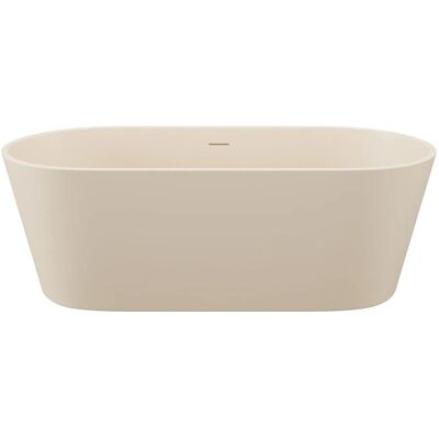Vente-unique Freistehende Badewanne Luzeca Beige 159 cm Vente-unique Freistehende Badewanne Luzeca Beige 159 cm