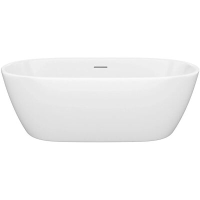 Vente-unique Freistehende Badewanne Yamisa Weiß 170 cm Vente-unique Freistehende Badewanne Yamisa Weiß 170 cm