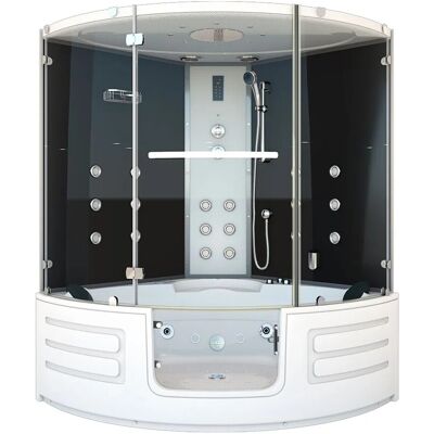 AcquaVapore AquaVapore Dampfdusche Whirlpool Dusche Duschkabine K70-SW-EH-SC 150x150cm AcquaVapore AquaVapore Dampfdusche Whirlpool Dusche Duschkabine K70-SW-EH-SC 150x150cm
