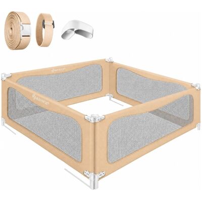 KESSER Bettgitter Rausfallschutz Höhenverstellbar 160 cm Beige KESSER Bettgitter Rausfallschutz Höhenverstellbar 160 cm Beige