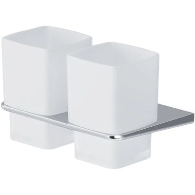AM.PM - AIB343400 - Inspire V2.0 - Doppelglasbecher - Zahnbürstenhalter AM.PM - AIB343400 - Inspire V2.0 - Doppelglasbecher - Zahnbürstenhalter