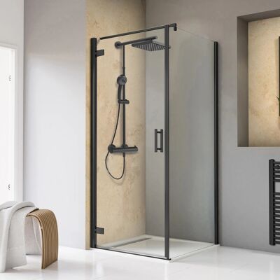 SCHULTE - TouraPlus - Mattschwarz - Shower door SCHULTE - TouraPlus - Mattschwarz - Shower door
