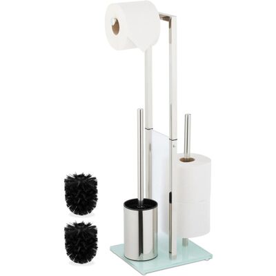 Relaxdays WC-Bürsten-Set aus Edelstahl - Badezimmer Zubehör Relaxdays WC-Bürsten-Set aus Edelstahl - Badezimmer Zubehör