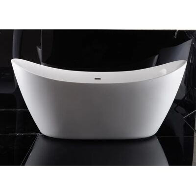 Bernstein 173x73x75cm Oval Acrylbadewanne - Matt Weiß Bernstein 173x73x75cm Oval Acrylbadewanne - Matt Weiß