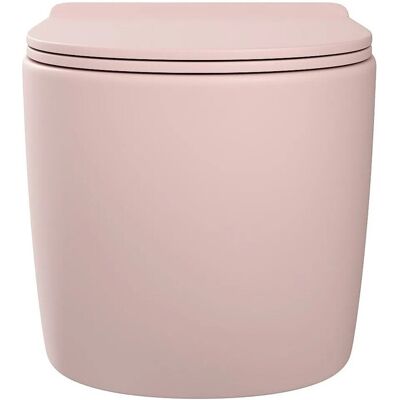 JAVOINE Rosa Wand-WC Randlos - Toilette JAVOINE Rosa Wand-WC Randlos - Toilette