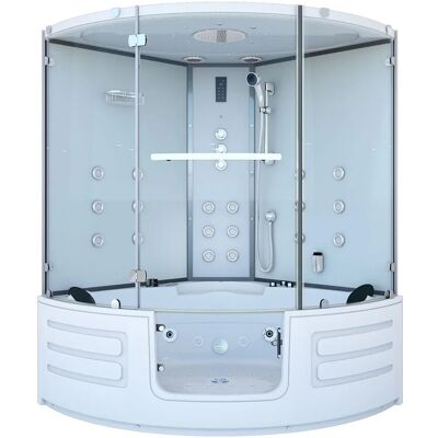 AcquaVapore AquaVapore Dampfdusche Whirlpool Dusche Duschkabine K70-WS-TH-EC-SC 150x150cm AcquaVapore AquaVapore Dampfdusche Whirlpool Dusche Duschkabine K70-WS-TH-EC-SC 150x150cm
