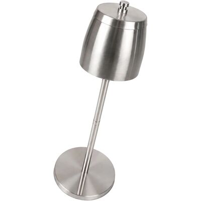 Relaxdays Standaschenbecher Edelstahl Silber Höhenverstellbar 68 cm x 15 cm Relaxdays Standaschenbecher Edelstahl Silber Höhenverstellbar 68 cm x 15 cm