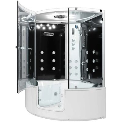 AcquaVapore AquaVapore Dampfdusche Whirlpool Dusche Duschkabine K60-SW-TH-EC-SC 140x140cm AcquaVapore AquaVapore Dampfdusche Whirlpool Dusche Duschkabine K60-SW-TH-EC-SC 140x140cm