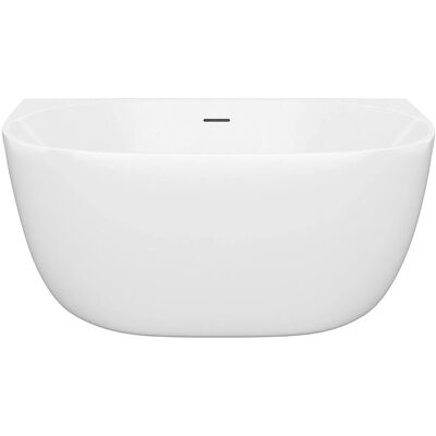 Vente-unique Vorwandbadewanne Amosari Weiß 130 cm Vente-unique Vorwandbadewanne Amosari Weiß 130 cm
