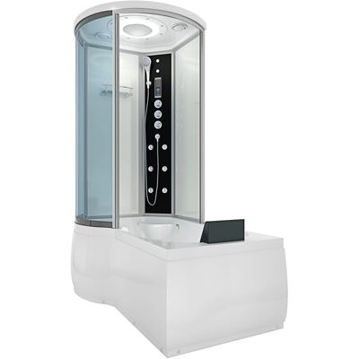 AcquaVapore Kombination Whirlpool Dusche K55-R03-WP Duschkabine Wanne 100x170 AcquaVapore Kombination Whirlpool Dusche K55-R03-WP Duschkabine Wanne 100x170
