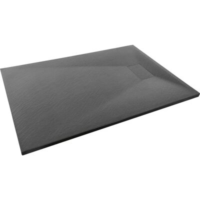 MARWELL Schiefer Duschwanne - 120x90cm, anthrazit MARWELL Schiefer Duschwanne - 120x90cm, anthrazit