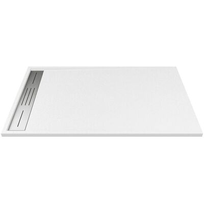LYROSA Rechteckiger Duschboden aus Resin - Anpassbar, Modern, 140x80cm LYROSA Rechteckiger Duschboden aus Resin - Anpassbar, Modern, 140x80cm