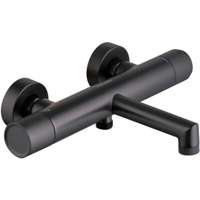 PaulGurkes Badewannenarmatur Matt-Schwarz Wannenarmatur Serie NOX PaulGurkes Badewannenarmatur Matt-Schwarz Wannenarmatur Serie NOX