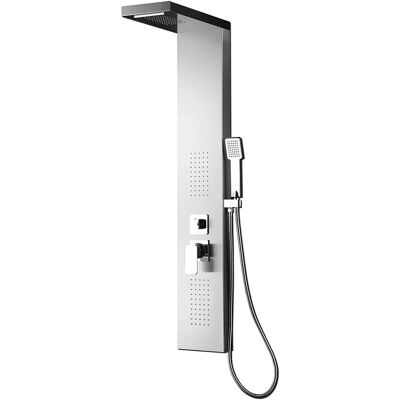 Marwell - Enya - Aluminium - 125 cm - Duschpaneel Marwell - Enya - Aluminium - 125 cm - Duschpaneel