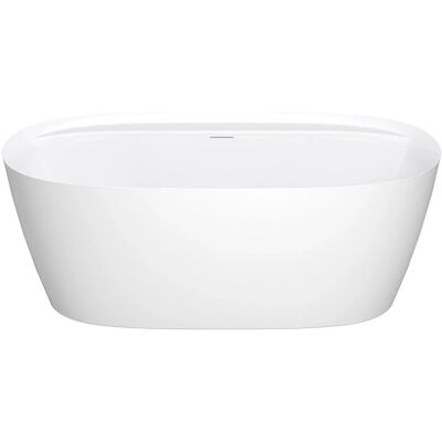 Vente-unique Freistehende Badewanne Forimi Weiß 160 cm Vente-unique Freistehende Badewanne Forimi Weiß 160 cm