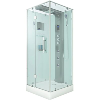 AcquaVapore AquaVapore Duschkabine Komplettdusche D38-10L1-EC Fertigdusche Dusche 90x90 cm AcquaVapore AquaVapore Duschkabine Komplettdusche D38-10L1-EC Fertigdusche Dusche 90x90 cm